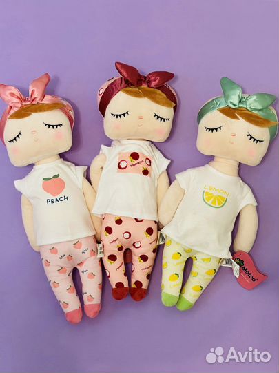 Мягкая игрушка зайка-сплюшка Metoo