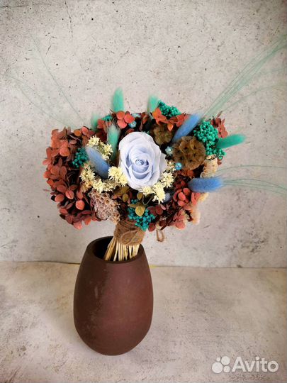 Букет сухоцветы подарок интерьер 1 сентября