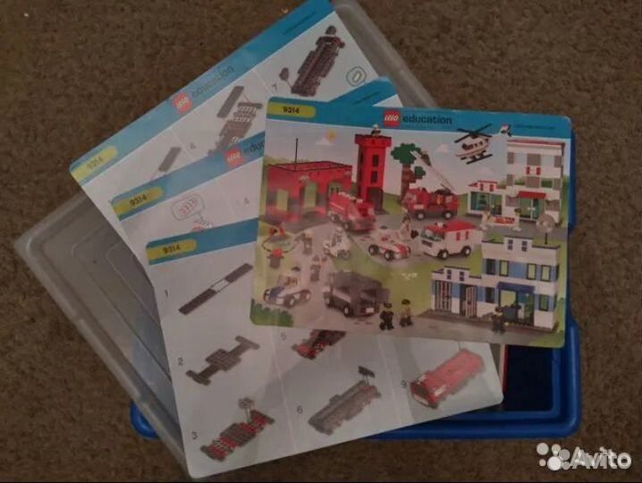 LegoJuniors Чемоданчик Пожар 10685, Education 9314