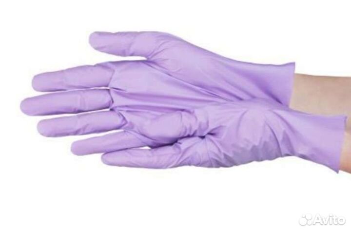 Перчатки нитриловые