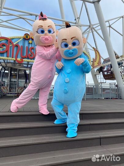 Гендер пати Пупсы ростовые куклы