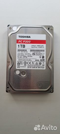 Жесткий Диск HDD Toshiba PC P300 1 Tb 7200 64Mb