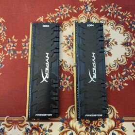 Оперативная память Kingston HyperX DDR4 2x8гб