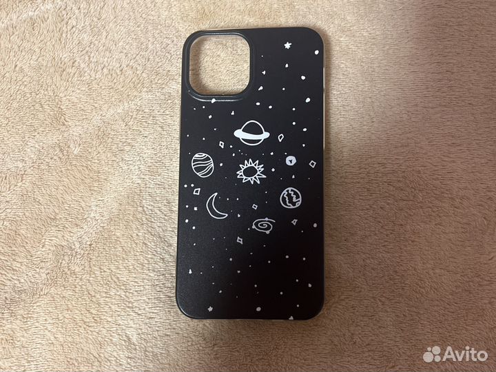 Чехол на iPhone 13 mini, с рисунком космос