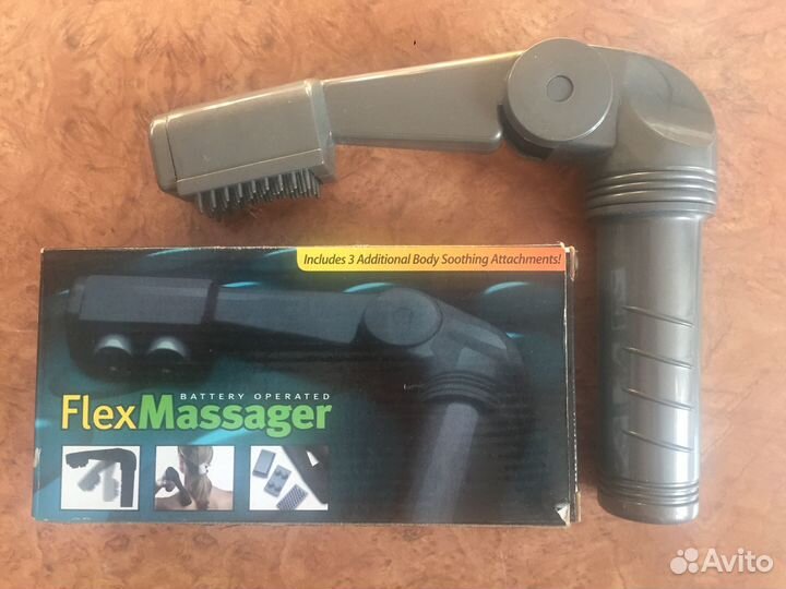 Массажёр вибрационный портативный на 2 батарейках