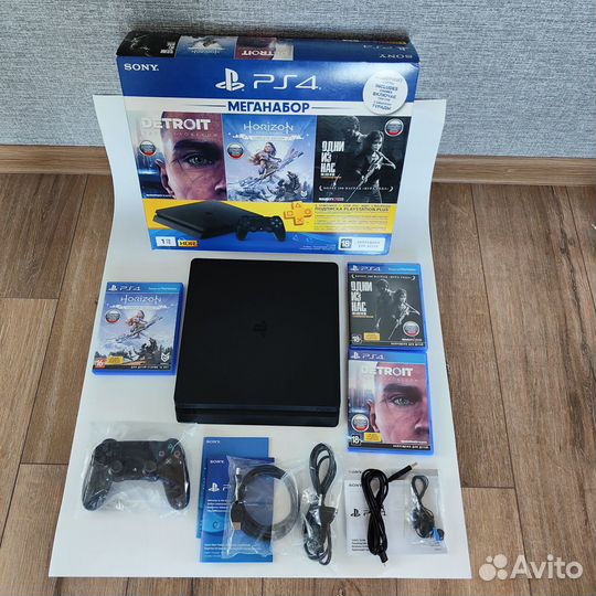 Игровая приставка Sony PS4 Slim 1Tb Меганабор