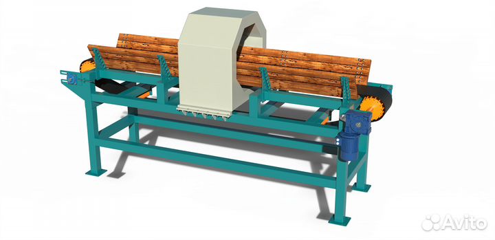 Линия сортировки брёвен