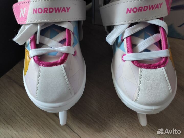 Коньки детские раздвижные, р.26-31