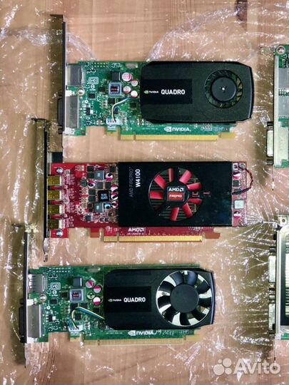 Профессиональные видеокарты Nvidia Quadro AMD Pro
