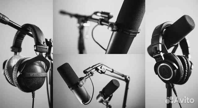 Комплект микрофонов Shure SM7B для подкаста купить в Санкт-Петербурге ...