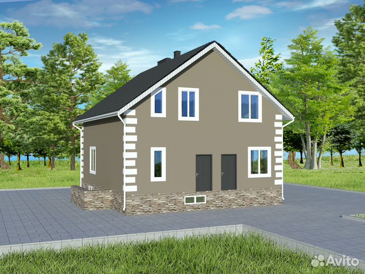 Проекты домов для ипотеки и строительства - 182,2