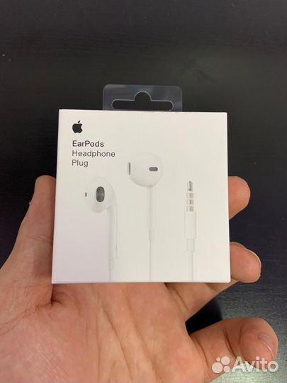 Наушники earpods проводные 3.5 iPhone/Samsung