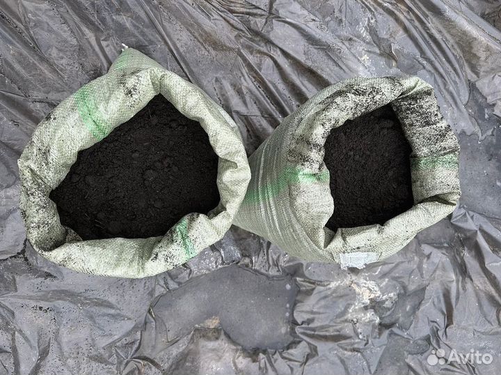 Земля чернозем в мешках 50 л