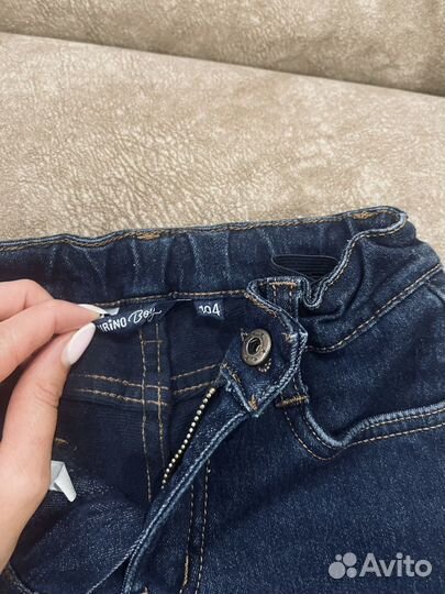 Futurino джинсы 104 с утеплением