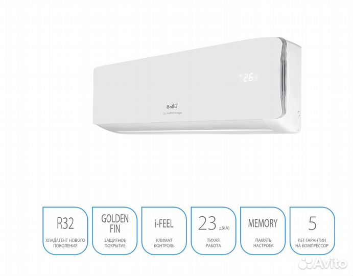 Сплит-система Ballu Olympio edge 09 на 25м²
