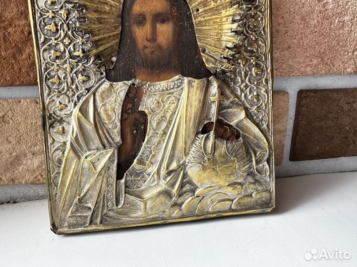 Икона Господь вседержитель барокко 18х14 см