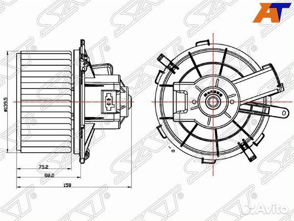Мотор отопителя салона citroen jumper, citroen jum