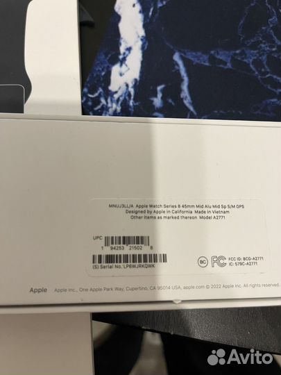 Часы apple watch 8 45 mm Mid Alu mid Sp S/M GPS