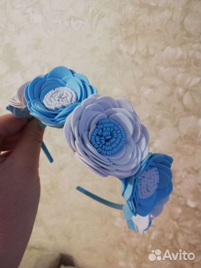 Ободок. Ручная работа. Фетр. Фоамиран