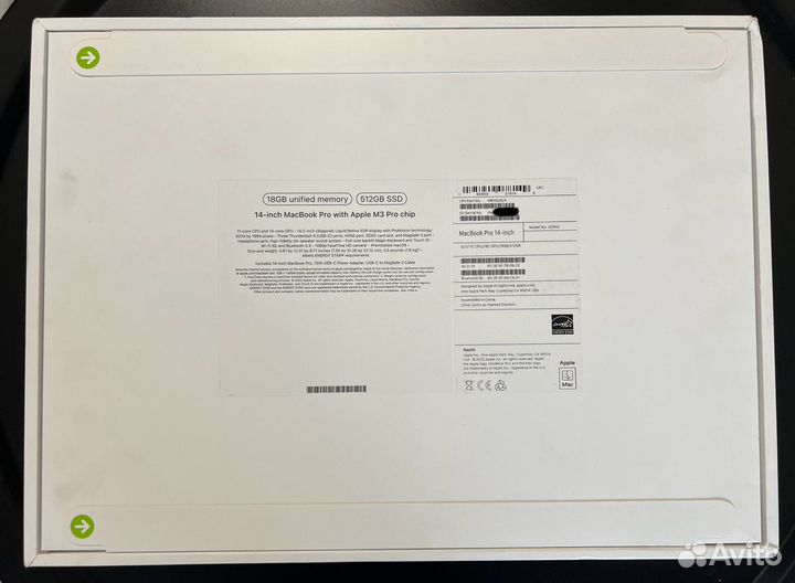 Apple macbook pro 14 m3 pro