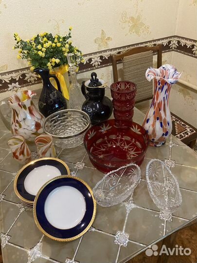 Посуда, стекло, хрусталь СССР