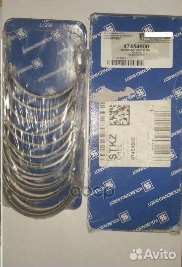 87 454 600 вкладыши коренные STD Audi 80-200/A