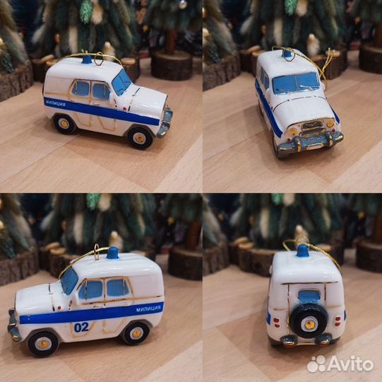 Ёлочные игрушки фарфоровая мануфактура новые