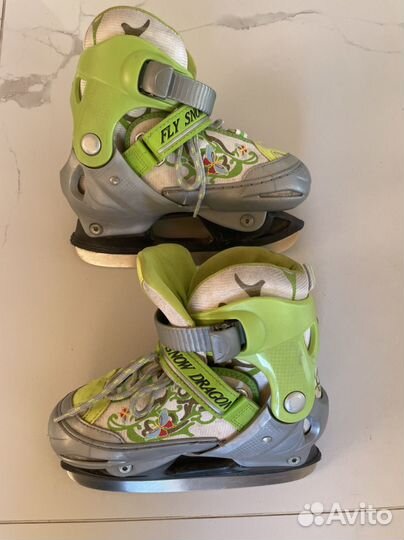 Коньки детские раздвижные 32-35