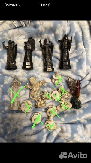 Шахматы гарри поттер, доска, боковая панель