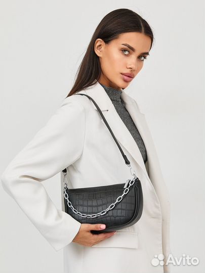 Черный клатч