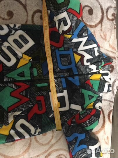 Флисовая детская кофта Button blue унисекс