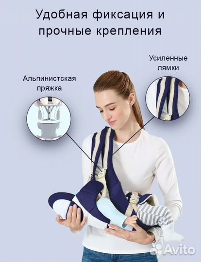 Эргорюкзак Слинг для новорожденных кенгуру рюкзак