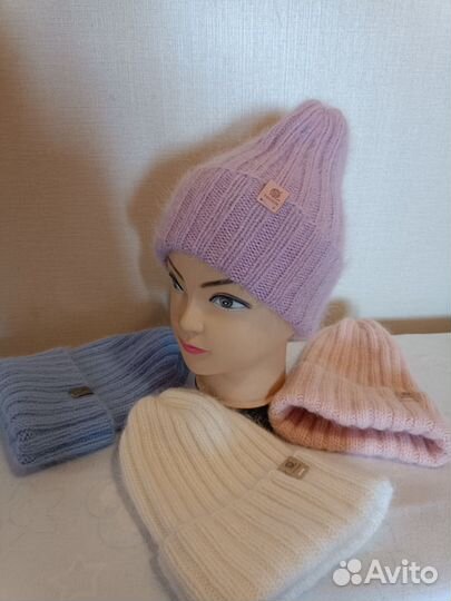 Шапки из пуха норки