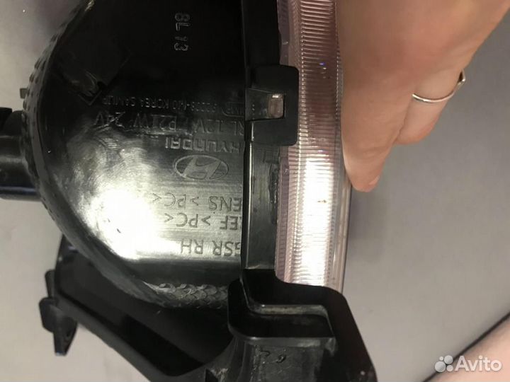 Фара противотуманная правая передняя Hyunday Creta