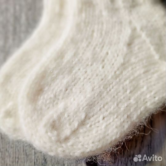 Вязаные детские носки из мягкой пряжи с альпака