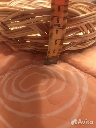 Две плетёные корзинки для хлеба и печенья