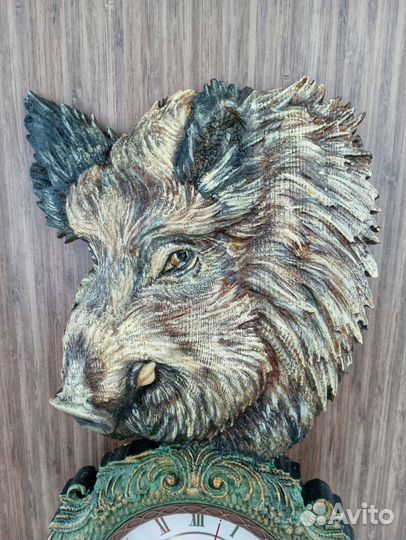 Часы настенные деревянные ручной работы