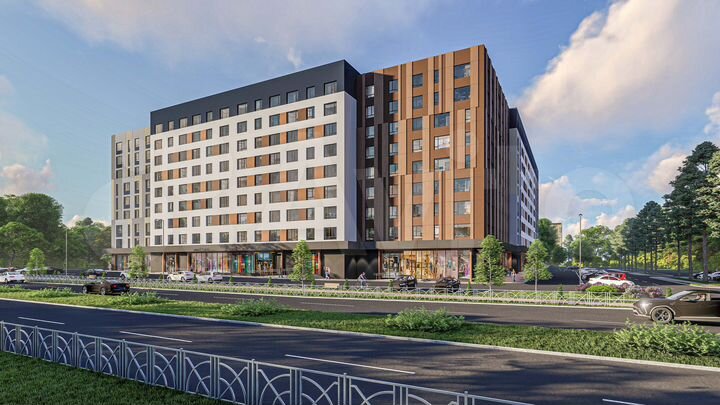 2-к. квартира, 69,8 м², 2/9 эт.