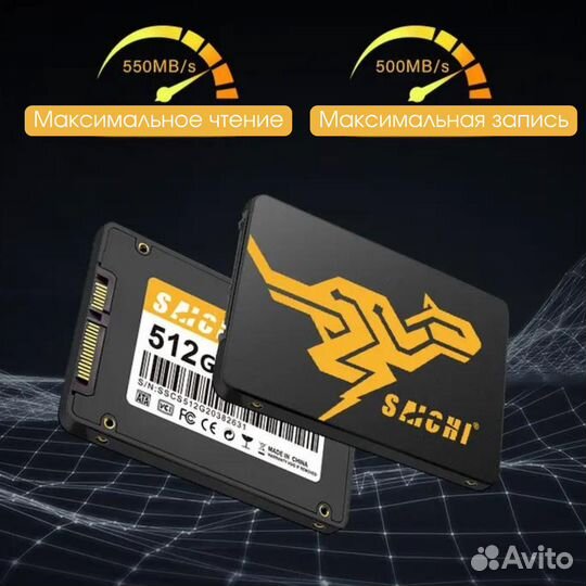 SSD накопитель / ссд диск saichi 2 Tb / 2 Тб