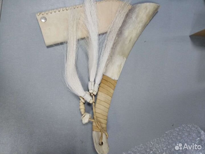 Нож из конского ребра хэлмэ / сэлэм