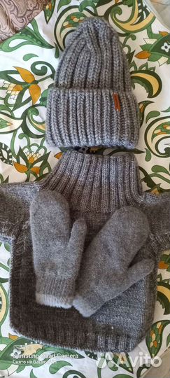 Варежки+ шапка