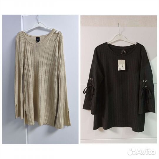 Лонгслив с вырезом, джемпер