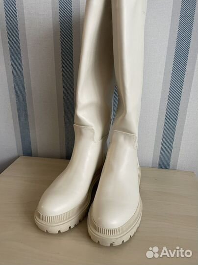 Сапоги белые H&M