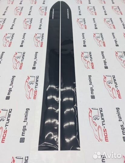 Универсальные полосы M-Perfomance Черный глянец