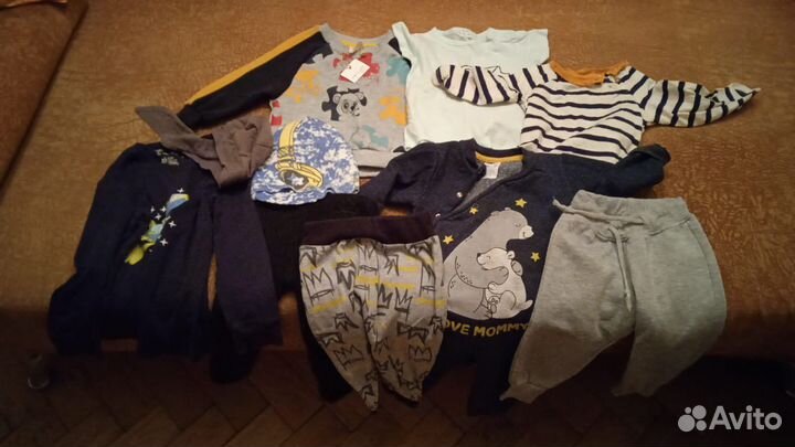 Детские вещи пакетом на мальчика 6-12 месяцев