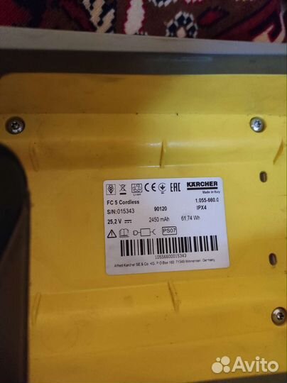 Электрошвабра karcher fc 5