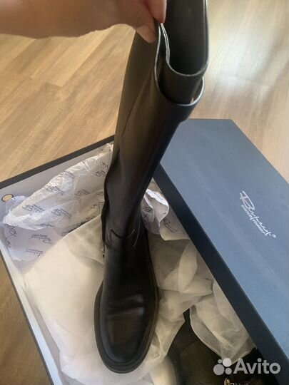 Сапоги женские демисезонные натуральная кожа 36