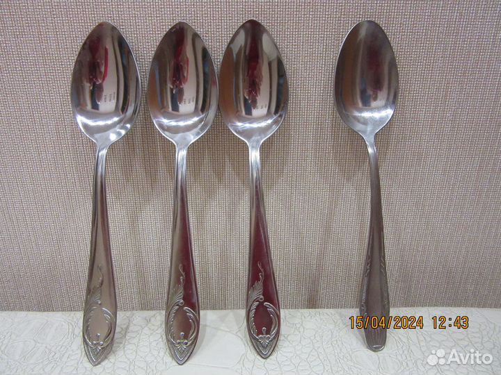 Ложки столовые нерж СССР,не гнутся,не ломаются