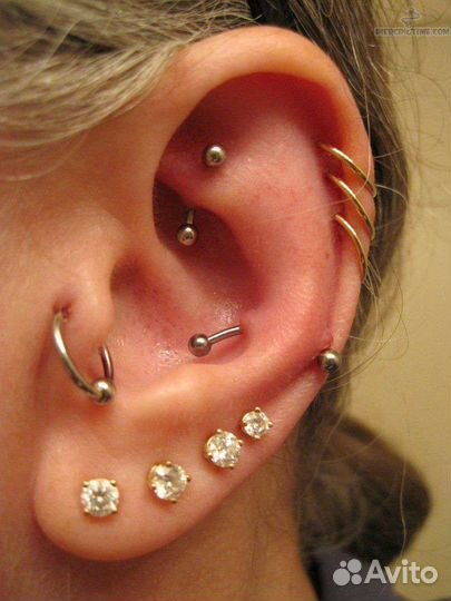 Пирсинг классический и интимный