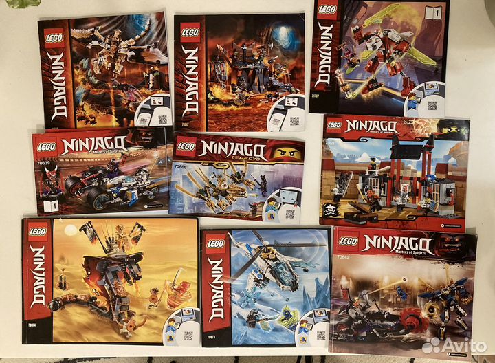 Наборы Lego Ninjago большие